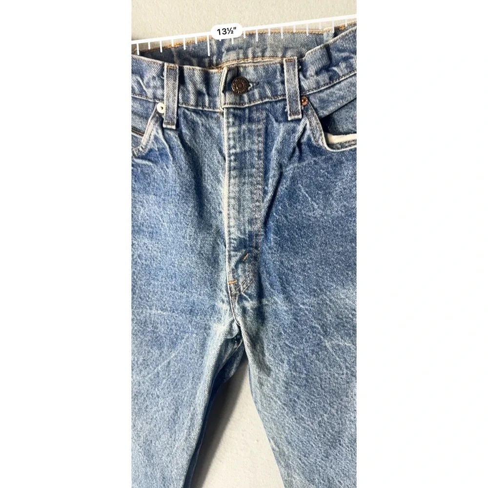 Vintage Levis 505 Regular Fit Straight Leg Jeans Blue  Made in USA 33x36